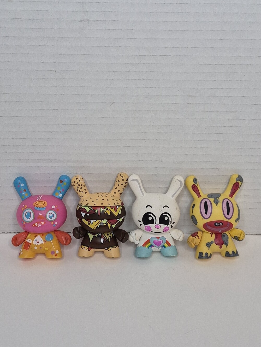 Kidrobot Dunny Various Series Lot of Four Shown Pre Owned